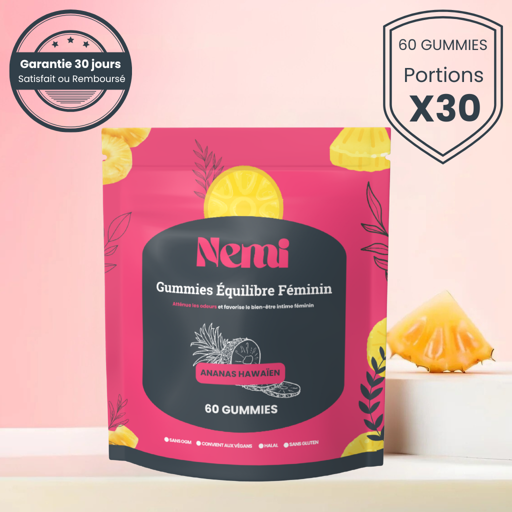Gummies (bonbons) équilibre Féminin - Complément Vegan - 60 Gommes - Marque Générique